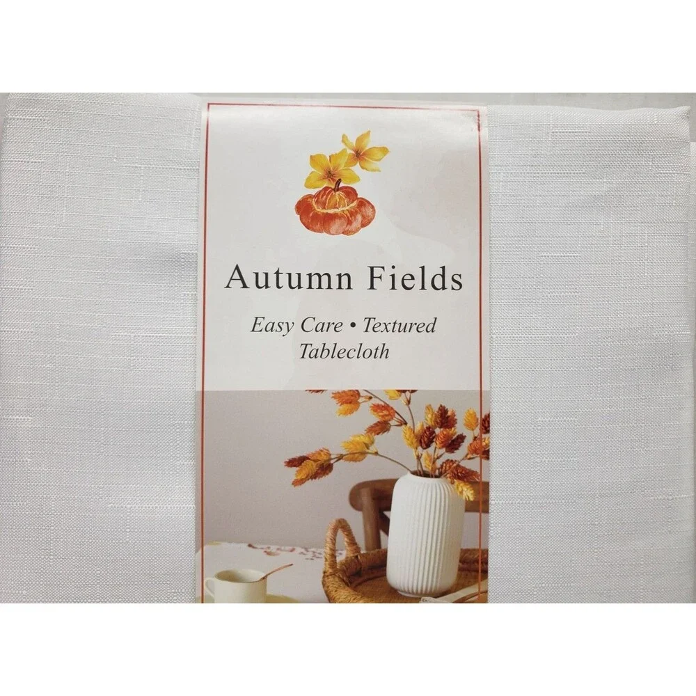 Printed Linen Tablecloth 52